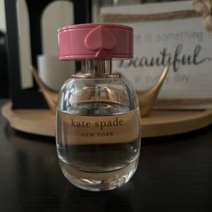 Kate Spade Fragrance bottle with Pink Cap
